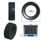 Neumático 10x2,75-6,5 de Tacos para SmartGyro Rockway/Speeway - Imagen 2