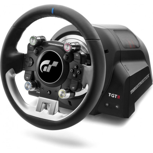 213108 (1) THRUSTMASTER SERVO BASE + VOLANTE T-GT II+ Pedalws TLCM PACK PARA PS5 / PS4 / PC - Imagen 1