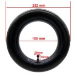 Cámara de aire 80/65-6(10×3)(255×80) VC 90x90º [Ewheel] - Imagen 4