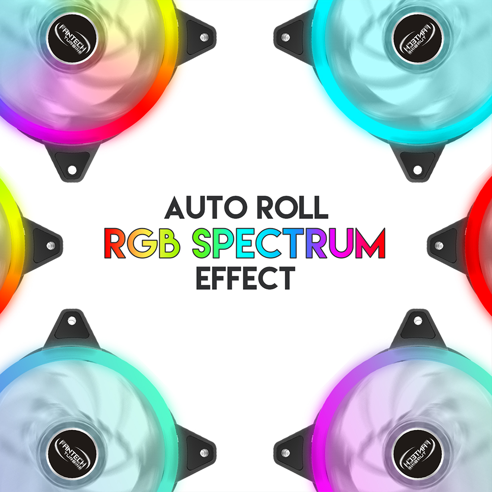83ecbafe (1) PACK 3 VENTILADORES RGB FC-124 FANTECH - Imagen 1