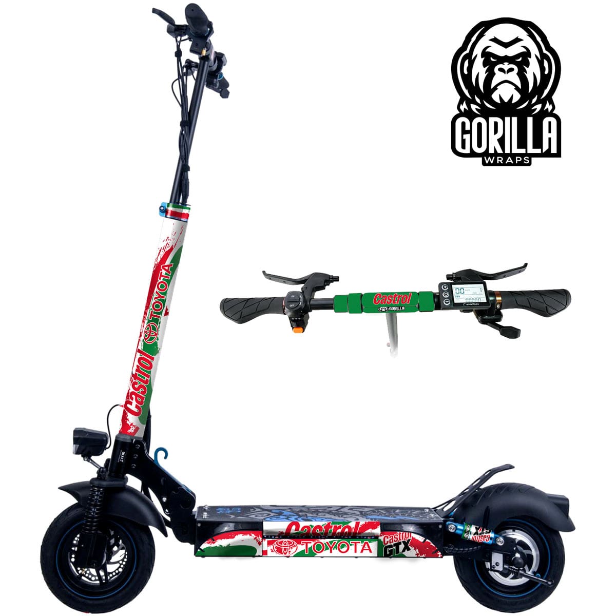 GS-005 Vinilo Castrol-Toyota para SmartGyro RW/SW/CV - Imagen 1