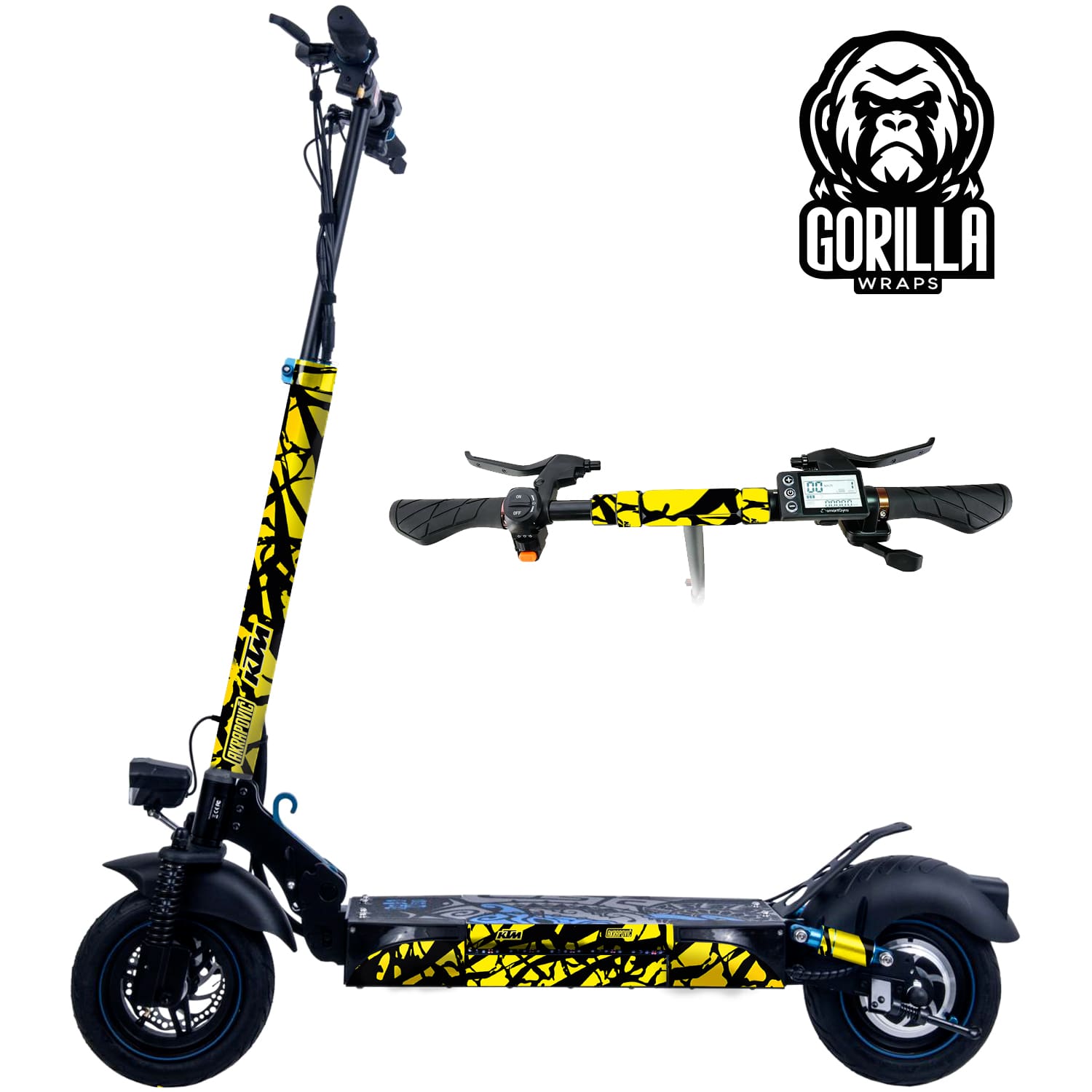 GS001 Vinilo KTM (Amarrillo) para SmartGyro RW/SW/CV - Imagen 1