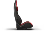 ASIENTO RECLINABLE NEGRO/ROJO INLUYE BRACKETS TRAK RACER - Imagen 3