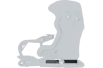 ASIENTO RECLINABLE NEGRO/ROJO INLUYE BRACKETS TRAK RACER - Imagen 6