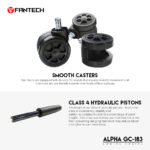 Fantech GC-183 Silla Gaming Textura Fibra de Carbón RASTRILLO - Imagen 5