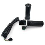 Acelerador de puño con indicador de batería y pulsador (36V) - conector SM