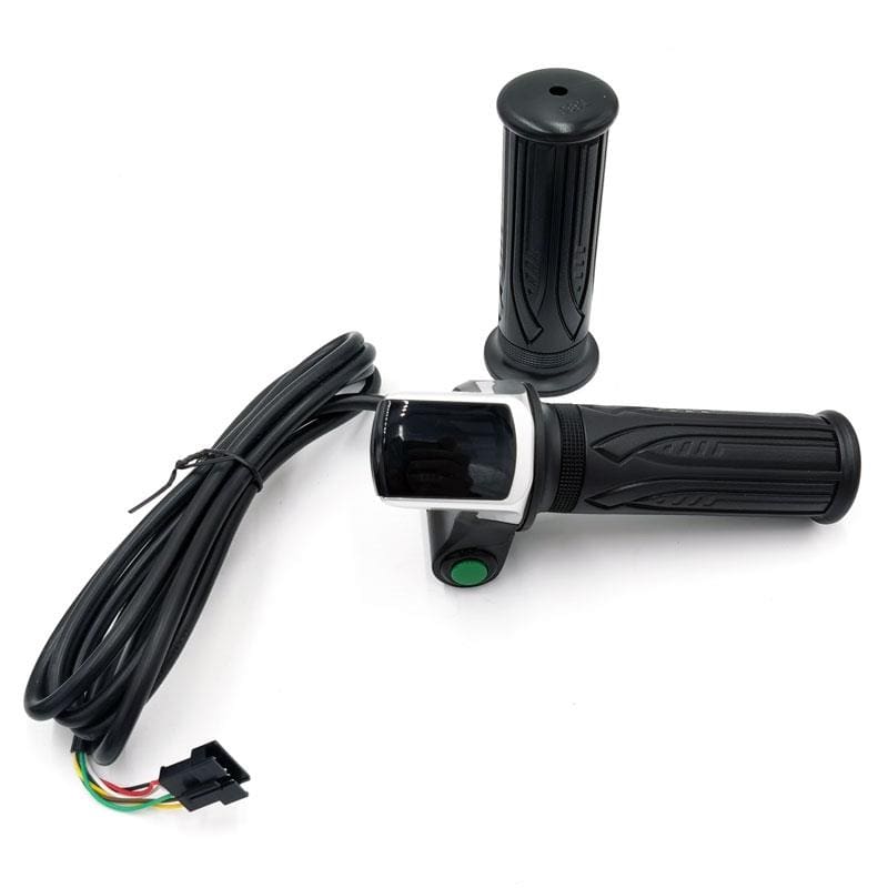 acelerador-de-puno-con-indicador-de-bateria-36v-y-pulsador-conector-sm (1) Acelerador de puño con indicador de batería y pulsador (36V) - conector SM - Imagen 1