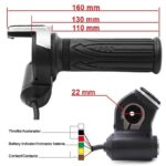 Acelerador de puño con indicador de batería y llave (48V) - Conector SM - Imagen 4