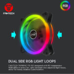 Fantech TOURBINE RGB Pro Pack 3 Ventiladores 120mm ARGB + Hub H66F RGB + Control Remoto - Imagen 3