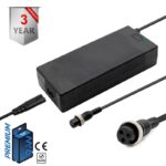 Cargador premium 52v (salida 58,8v) 2A conector Gx16 para Dualtron Mini