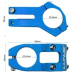 Potencia para manillares de 31,8mm EWPM-001 azul - Imagen 3