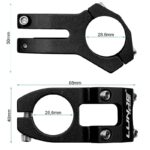 Potencia para manillares de 31,8mm EWPM-001 negro - Imagen 3