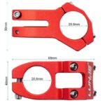Potencia para manillares de 31,8mm EWPM-001 rojo - Imagen 3