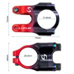 Potencia para manillares de 31,8mm EWPM-003 negro-rojo - Imagen 3