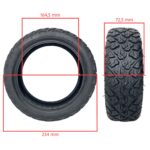 Rueda cubierta 10×2,5-6,5 tubeless offroad [Xuancheng] - Imagen 2